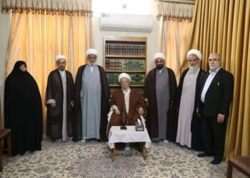 دیدار اعضای شورای اجرایی همایش «پیشتازان نهضت اسلامی؛ آیتالله یزدی(ره)» با آیتالله مکارم شیرازی دیدار اعضای شورای اجرایی همایش «پیشتازان نهضت اسلامی؛ آیتالله یزدی(ره)» با آیتالله مکارم شیرازی