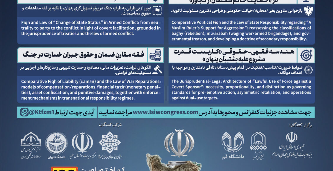 پوستر فقه و حقوق حکمرانی جنگ (1)